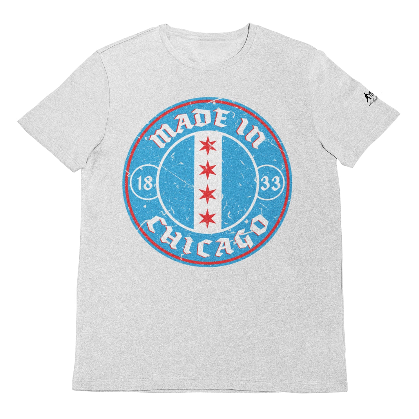 Made In Chicago Badge Short-Sleeve Unisex T-Shirt
