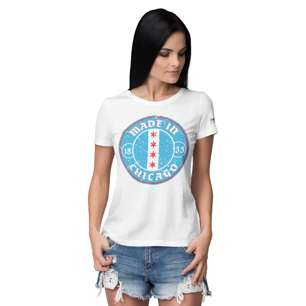 Made In Chicago Badge Short-Sleeve Unisex T-Shirt