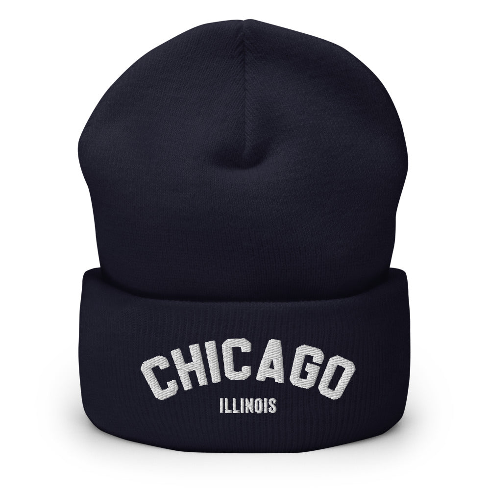 Chicago Illinois Cuffed Beanie