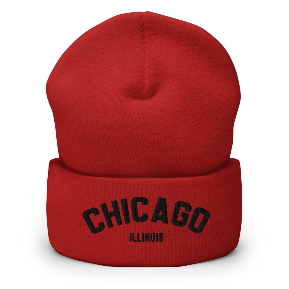 Chicago Illinois Cuffed Beanie