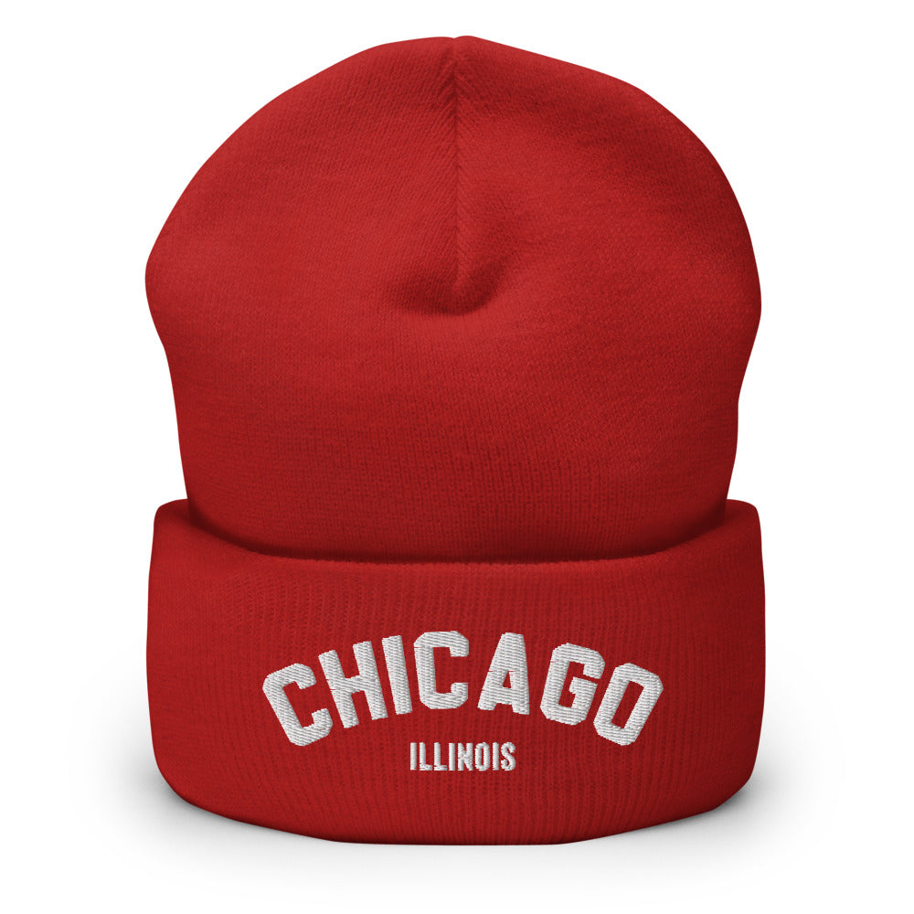Chicago Illinois Cuffed Beanie