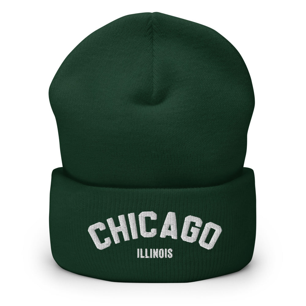 Chicago Illinois Cuffed Beanie
