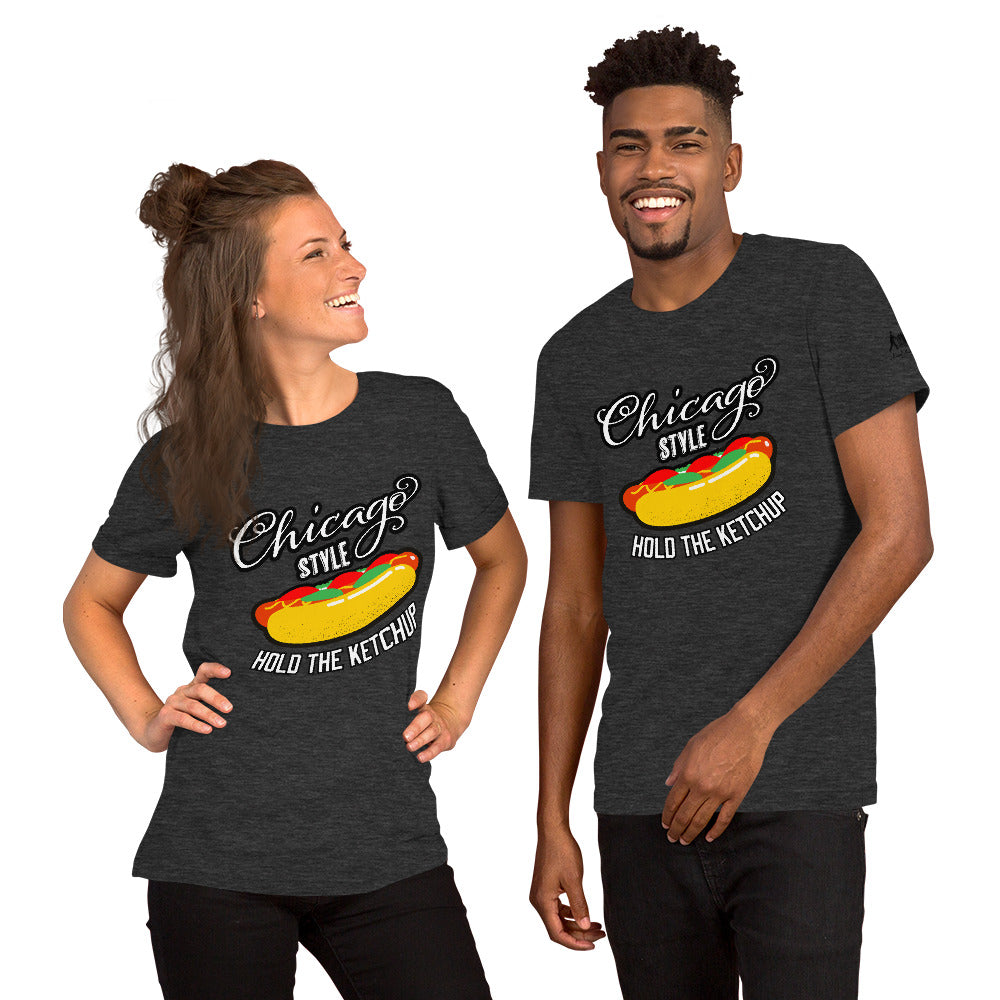Chicago Style Hot Dog Short-Sleeve Unisex T-Shirt