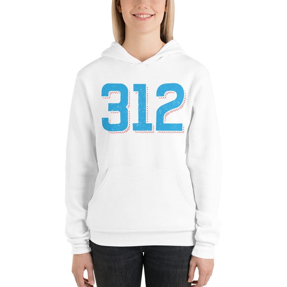 Chicago 312 Area Code Unisex Hoodie