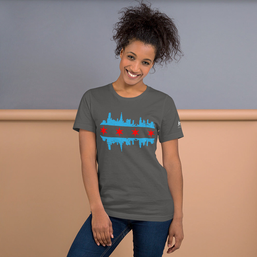 Chicago Skyline Short-Sleeve Unisex T-Shirt