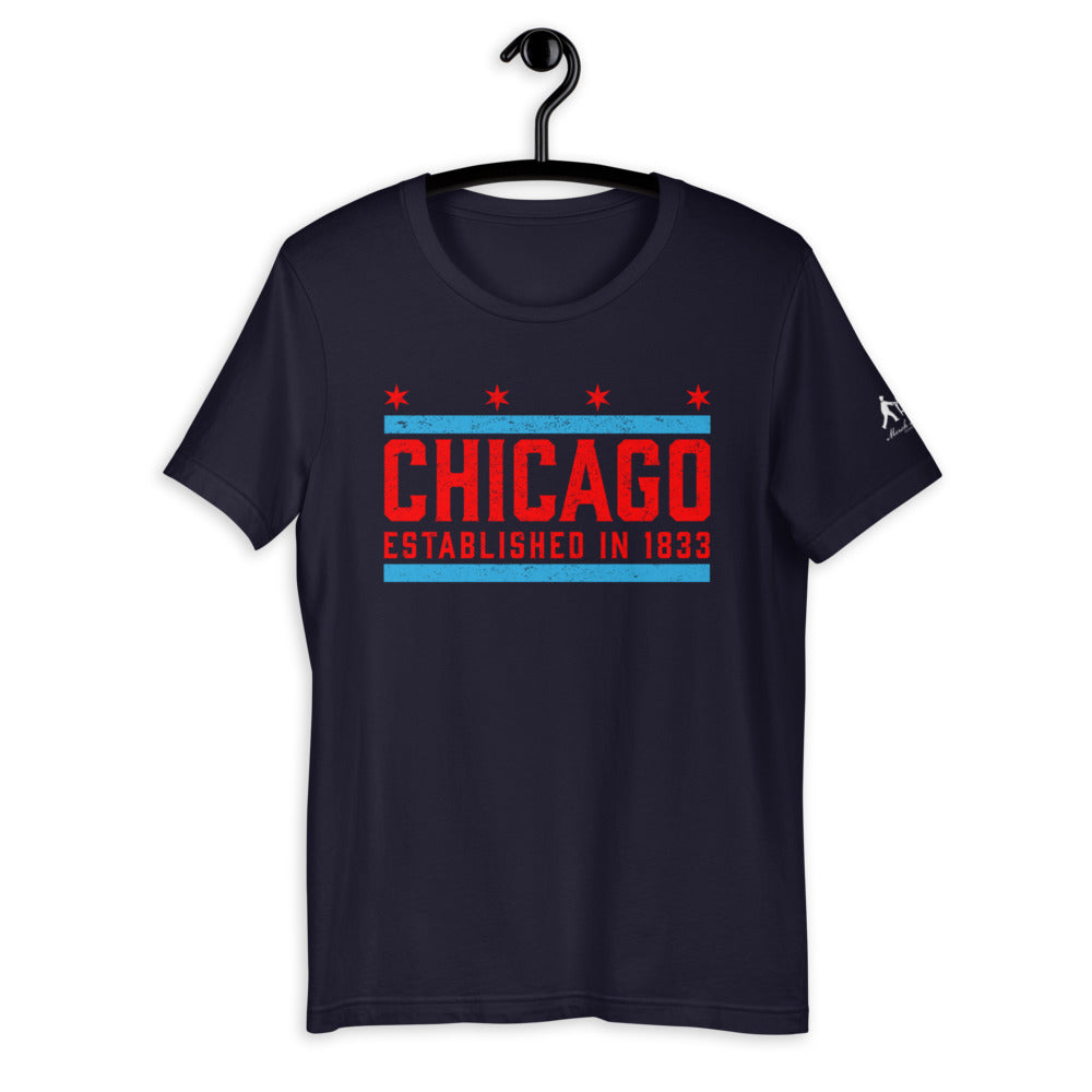 Chicago 1833 Short-Sleeve Unisex T-Shirt