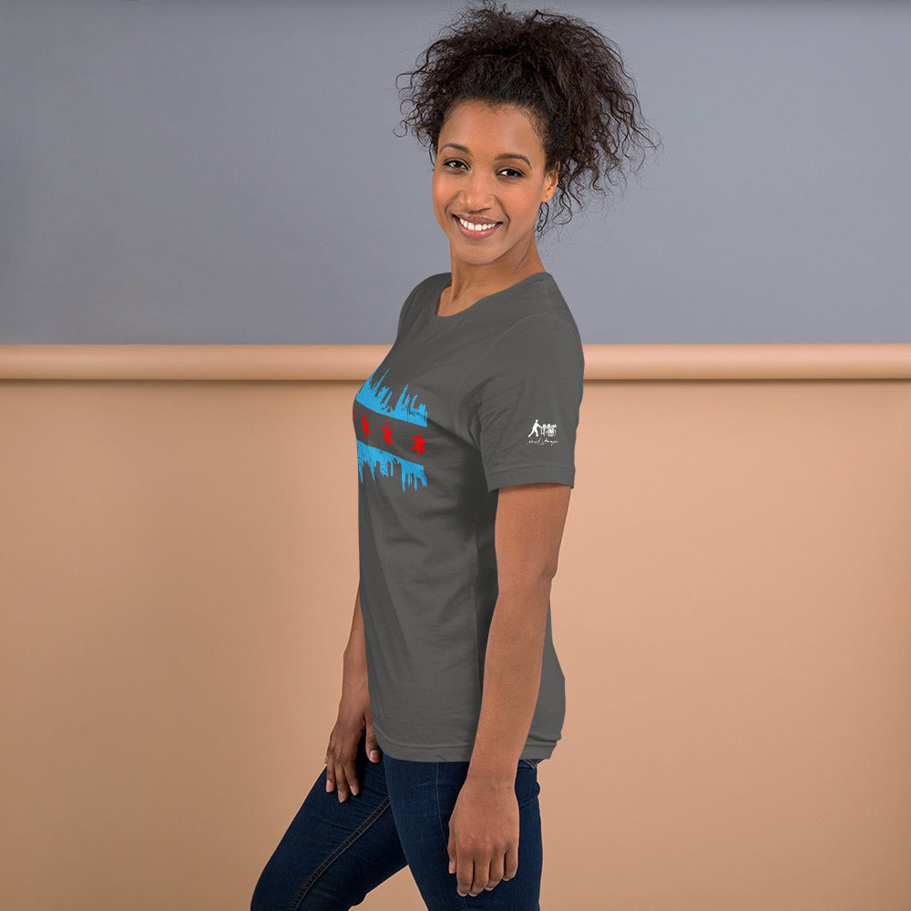 Chicago Skyline Short-Sleeve Unisex T-Shirt