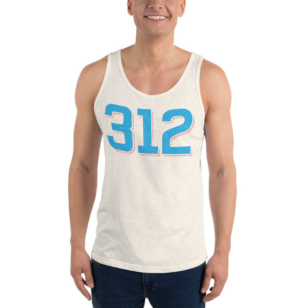 Chicago 312 Area Code Unisex Tank Top