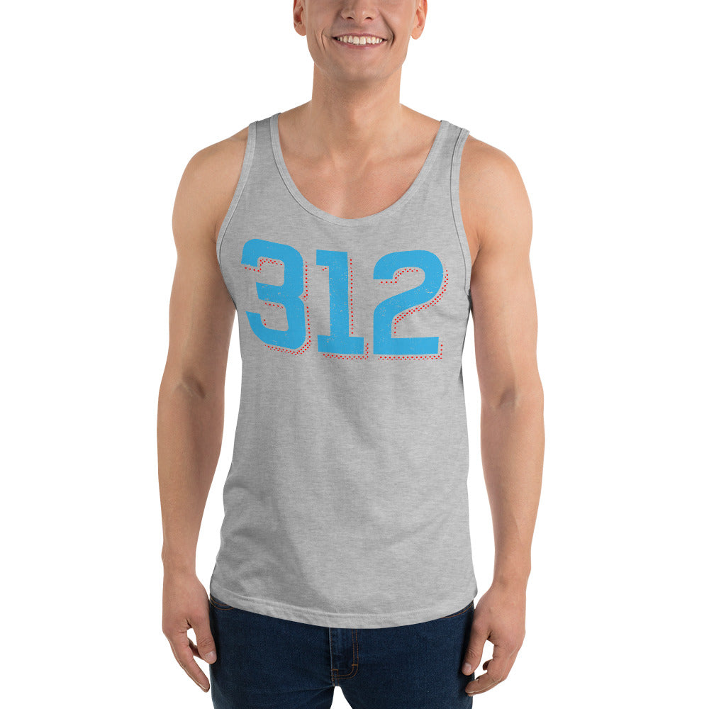 Chicago 312 Area Code Unisex Tank Top