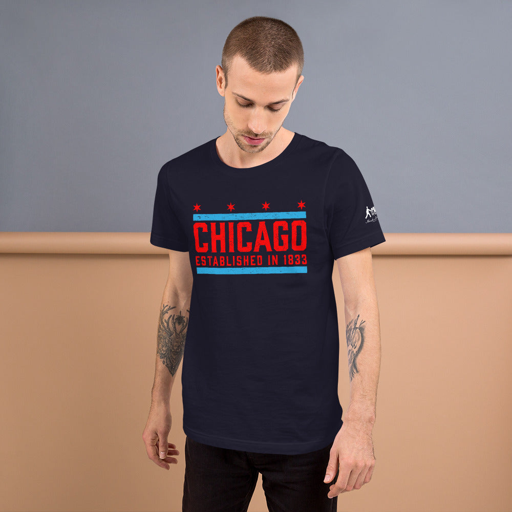 Chicago Flag 6 Point Star