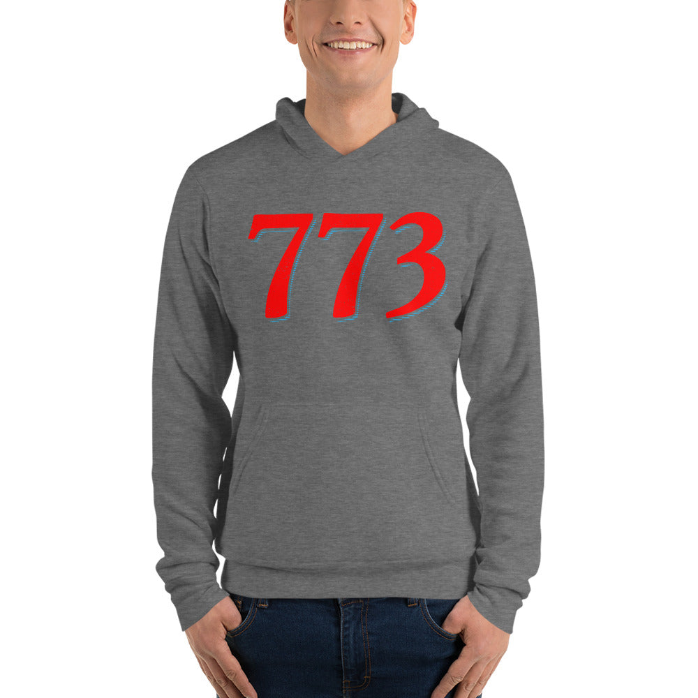 Chicago 773 Area Code Unisex Hoodie