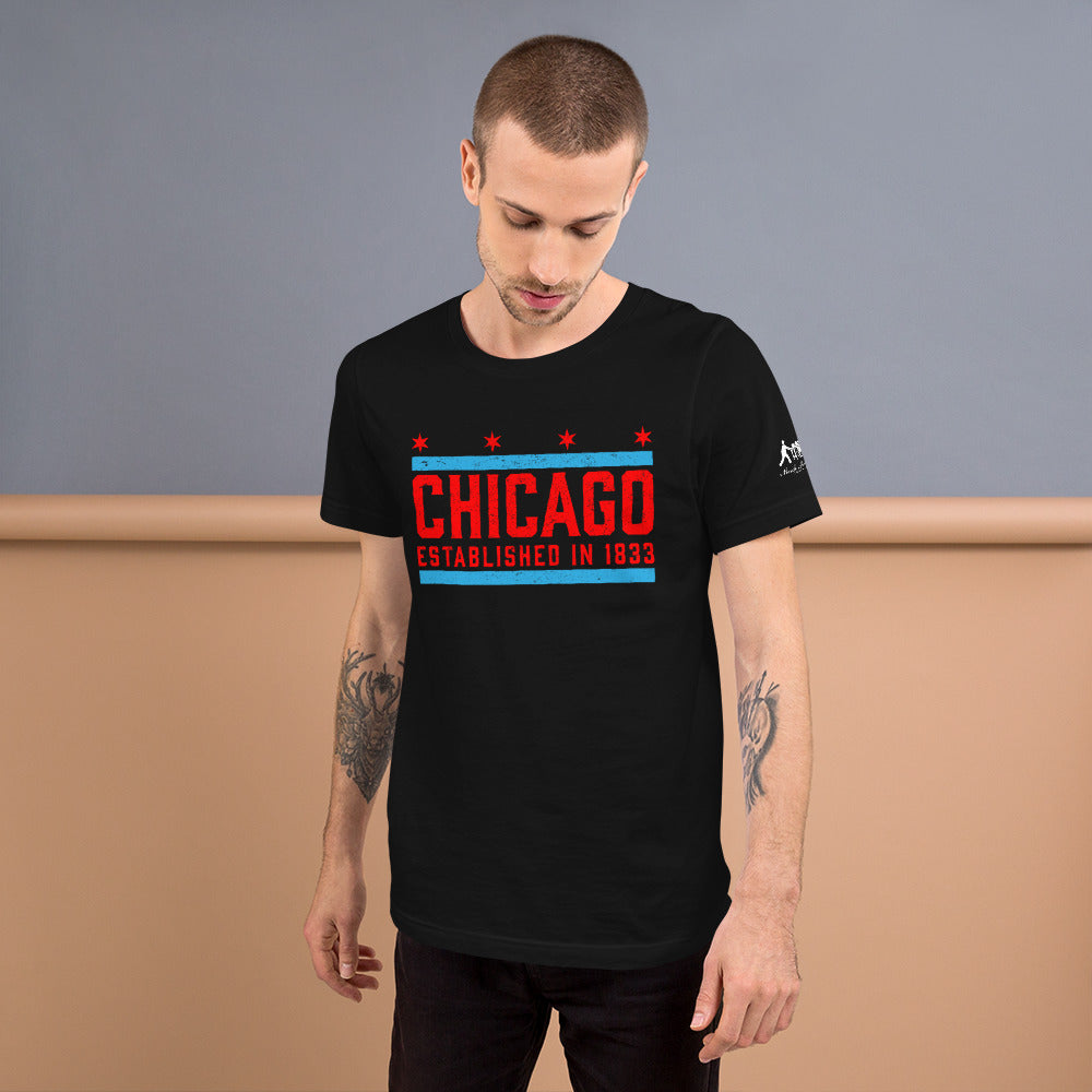 Chicago 1833 Short-Sleeve Unisex T-Shirt