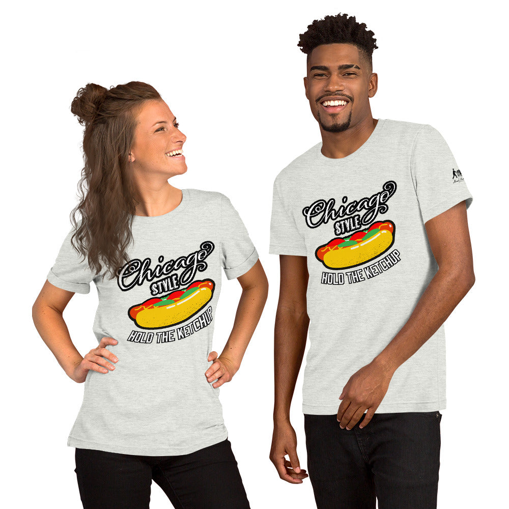 Chicago Style Hot Dog Short-Sleeve Unisex T-Shirt