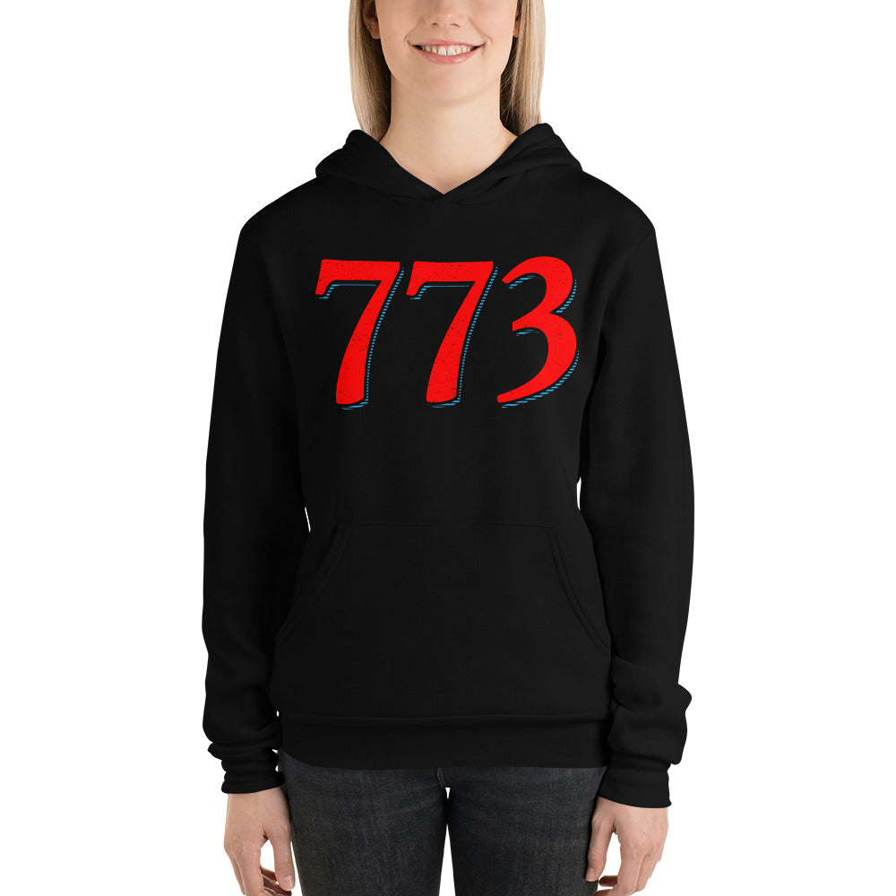 Chicago 773 Area Code Unisex Hoodie