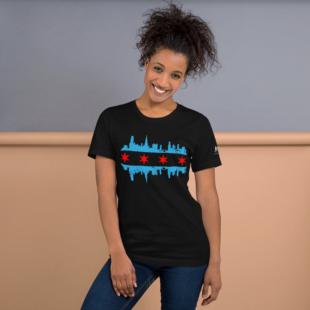 Chicago Skyline Short-Sleeve Unisex T-Shirt