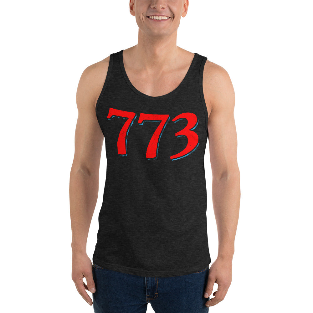 Chicago 773 Area Code Unisex Tank Top