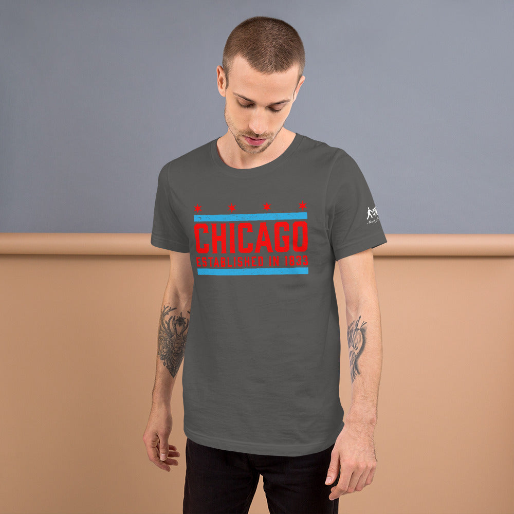 Chicago 1833 Short-Sleeve Unisex T-Shirt