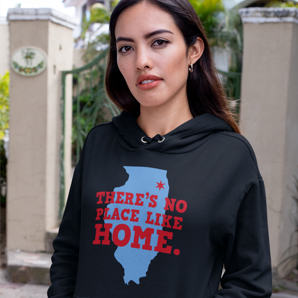 There's No Place Like Home Illinois Unisex Hoodie