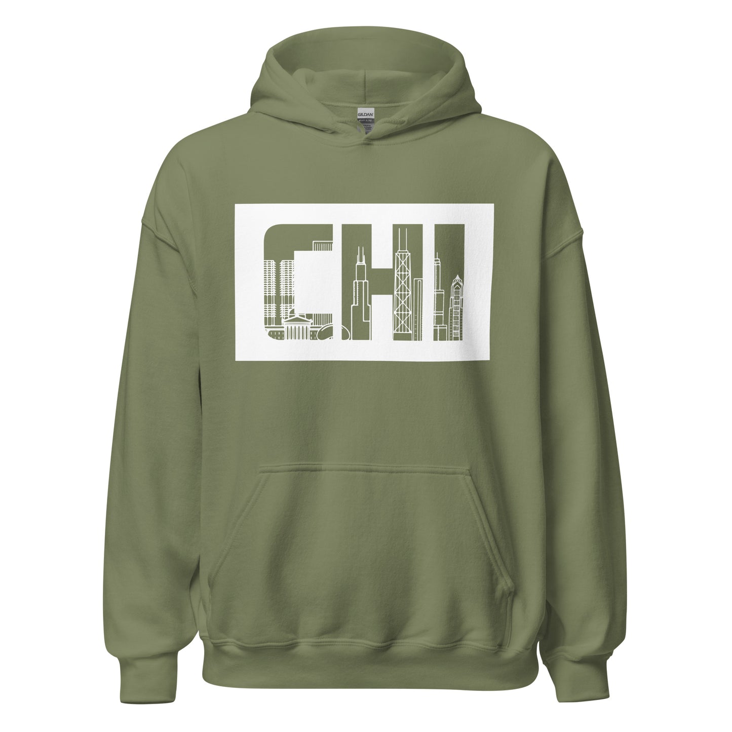 Downtown Chicago Unisex Hoodie