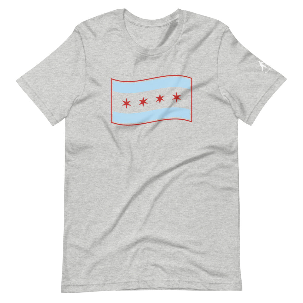 Chicago Flag Short-Sleeve Unisex T-Shirt
