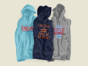 Merch Monger 773 Chicago Area Code Stacked Unisex Hoodie Black / 4XL