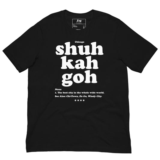 Chicago Pronunciation Multi-Color Unisex T-Shirt Sox Inspired