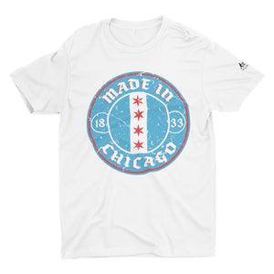 Made In Chicago Badge Short-Sleeve Unisex T-Shirt