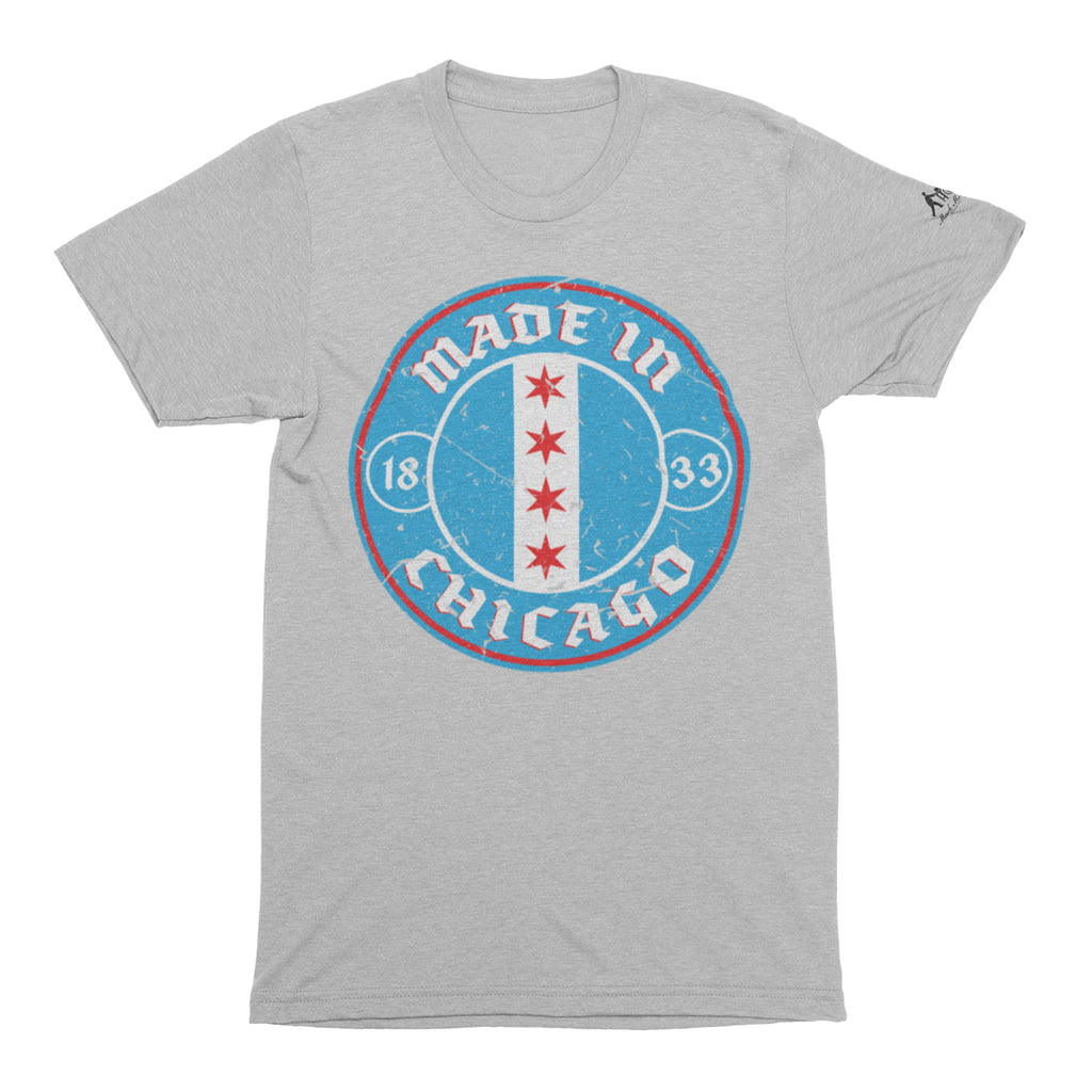 Made In Chicago Badge Short-Sleeve Unisex T-Shirt
