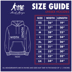 hoodie sweatshirt size guide