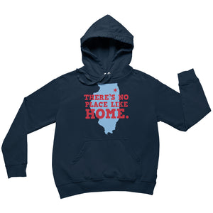 There's No Place Like Home Illinois Unisex Hoodie
