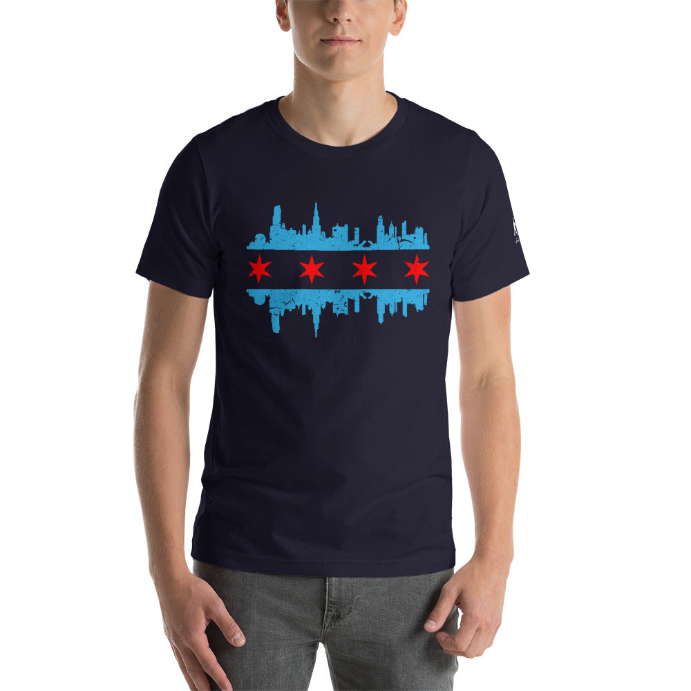 Chicago Skyline Short-Sleeve Unisex T-Shirt