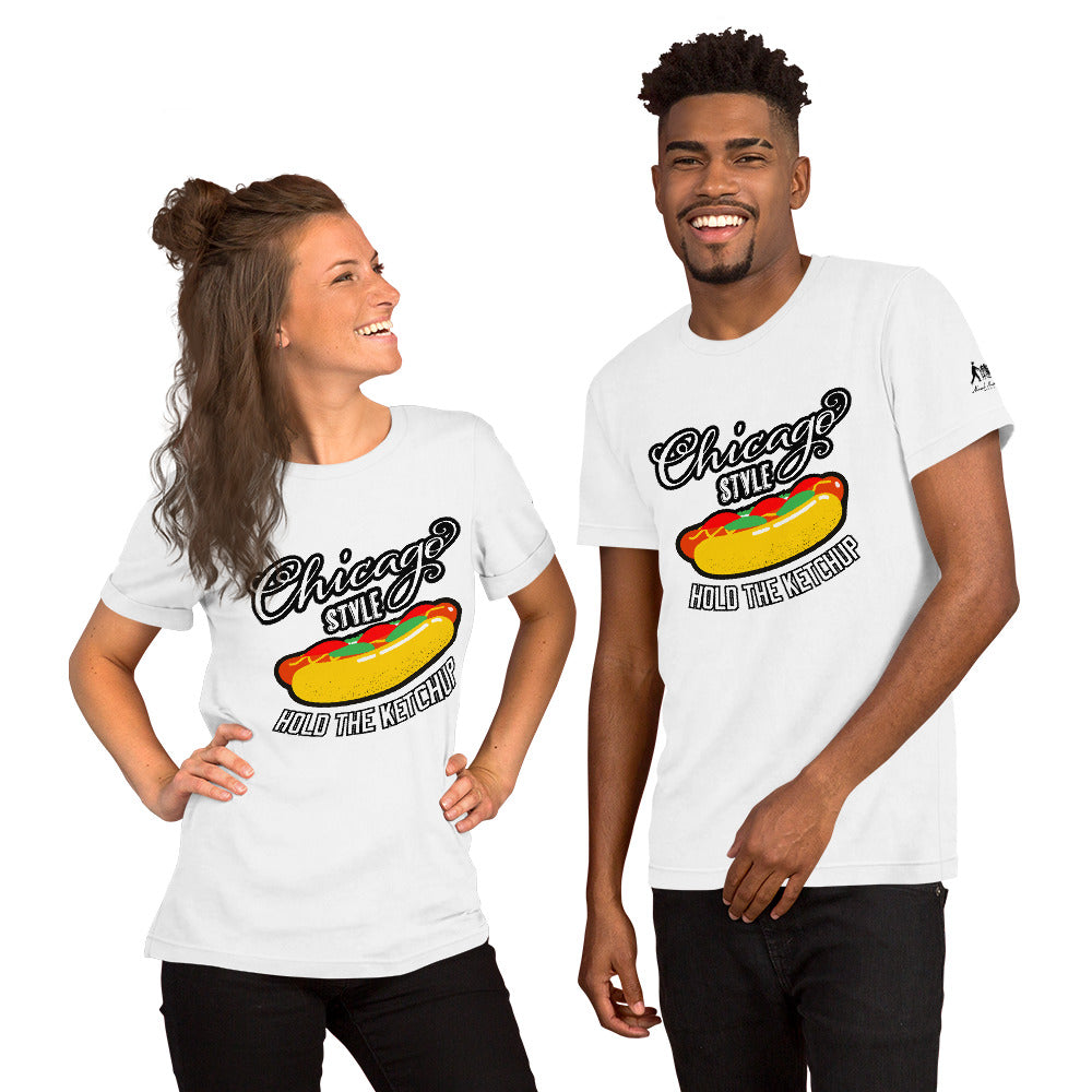 Chicago Style Hot Dog Short-Sleeve Unisex T-Shirt
