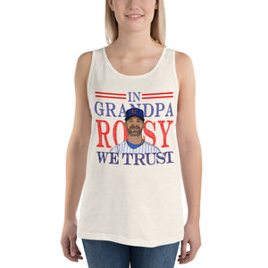 In Grandpa Rossy We Trust Unisex Tank Top