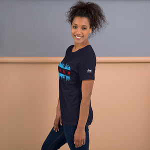 Chicago Skyline Short-Sleeve Unisex T-Shirt