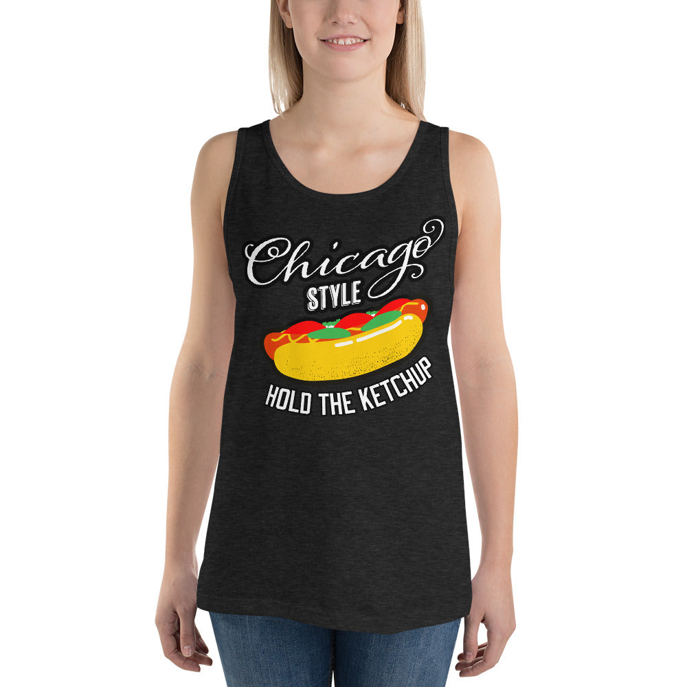 Chicago Style Hot Dog Unisex Tank Top