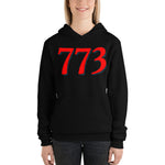 Chicago 773 Area Code Unisex Hoodie