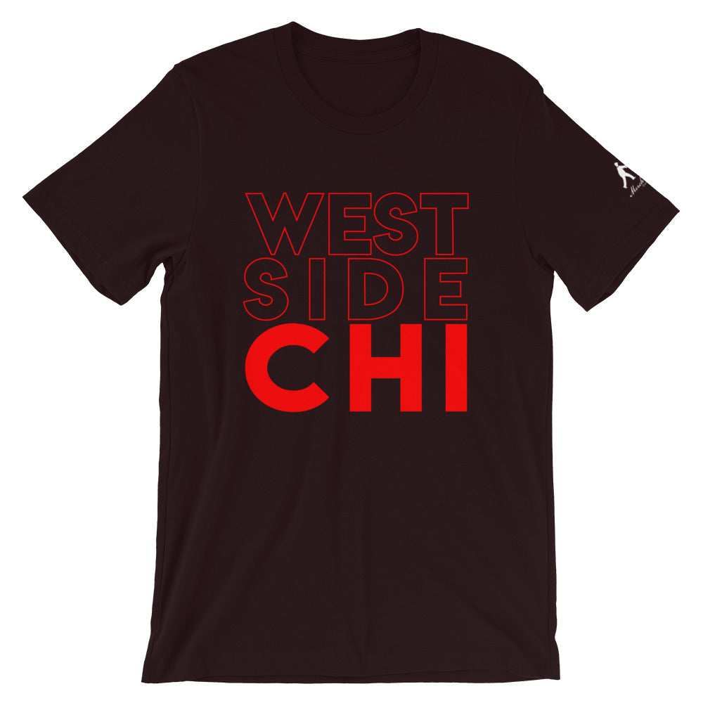 Ox Blood T-shirt with West Side Chi