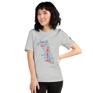 Chicago Nicknames Short-Sleeve Unisex T-Shirt