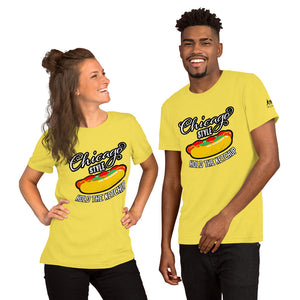 Chicago Style Hot Dog Short-Sleeve Unisex T-Shirt