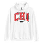 white chicago traveler hoodie
