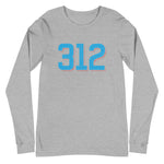 Chicago Area Code 312 Unisex Long Sleeve Tee