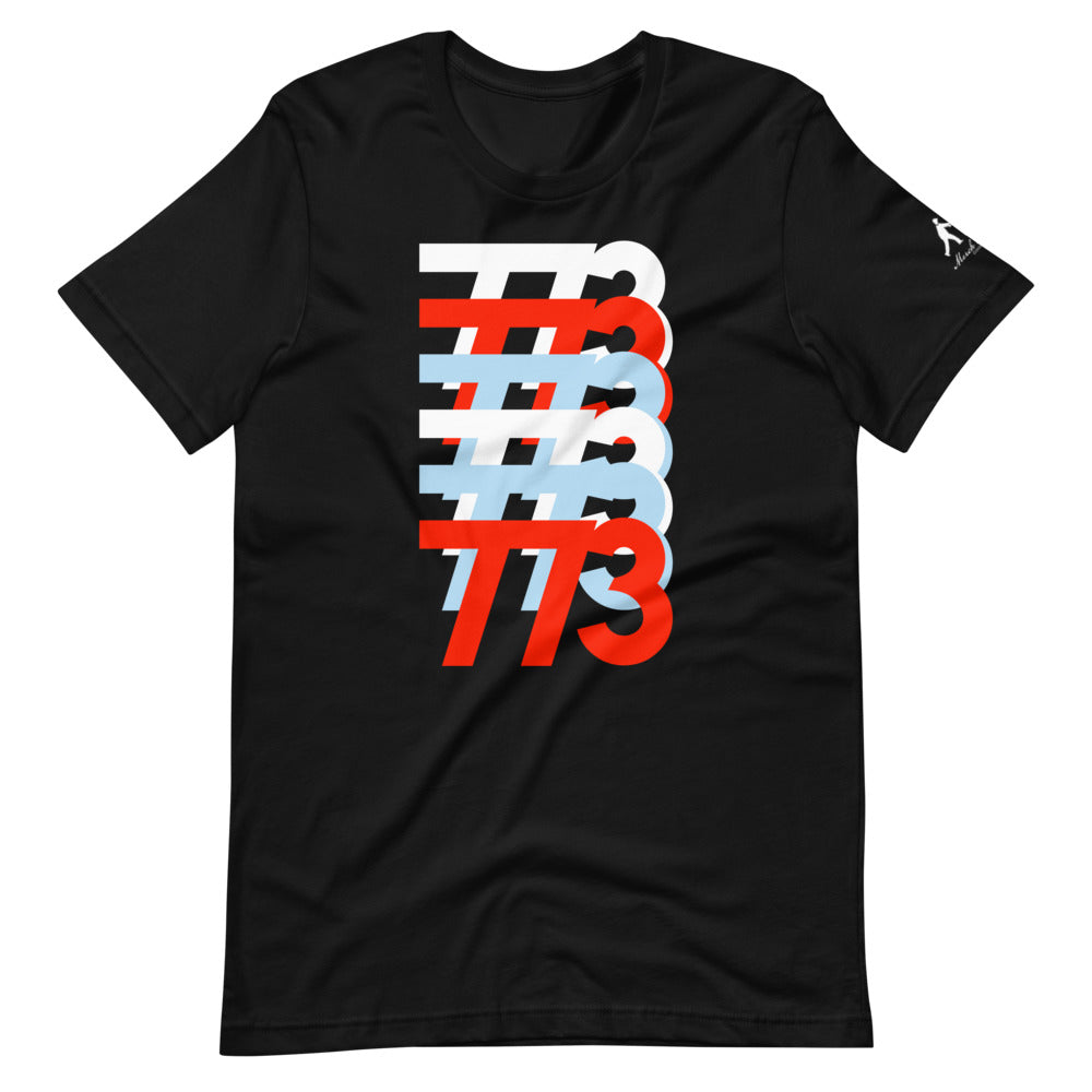 773 Area Code on t-shirt