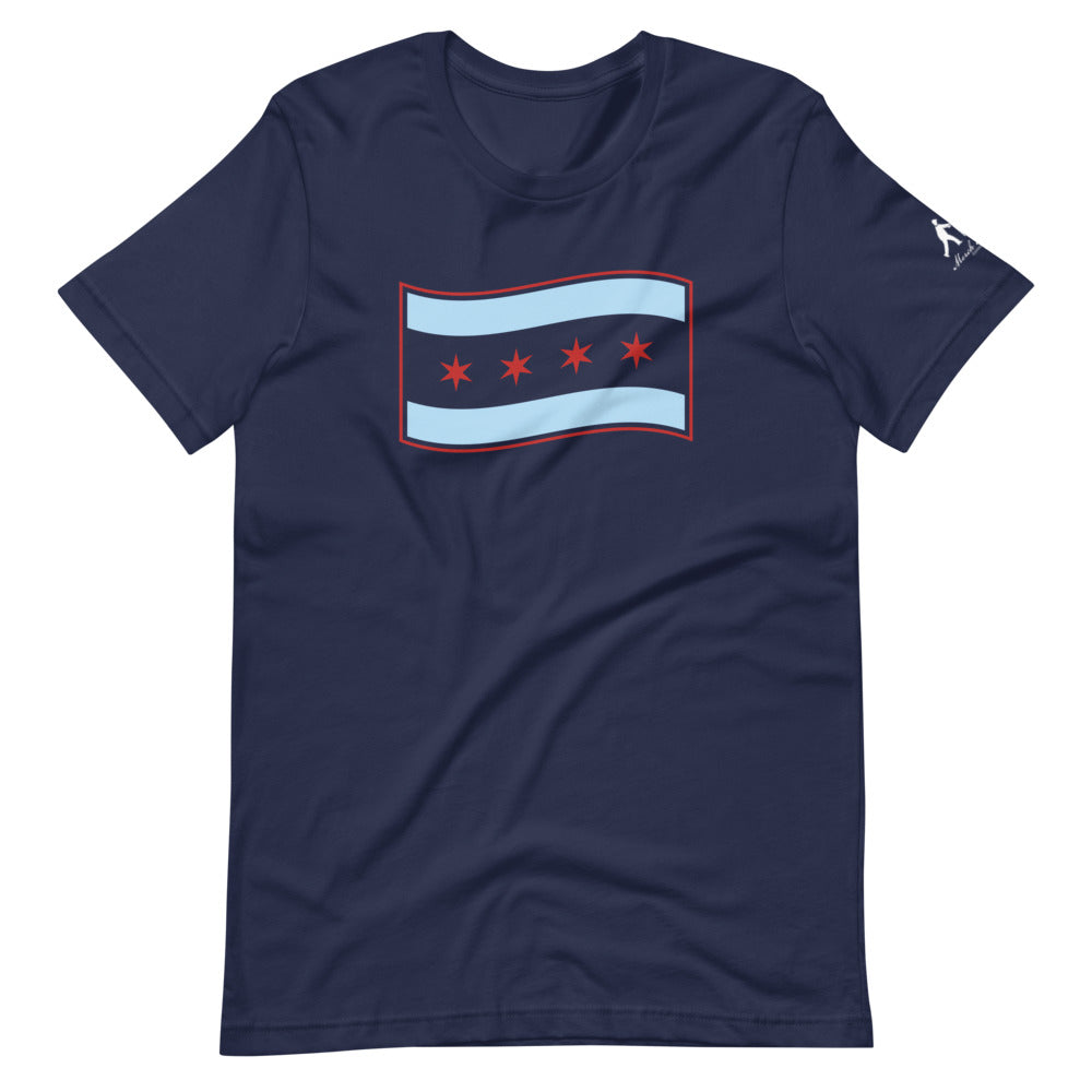 Chicago Flag Short-Sleeve Unisex T-Shirt