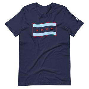 Chicago Flag Short-Sleeve Unisex T-Shirt