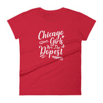 Chicago Girls Are The Dopest Women's short sleeve t-shirt